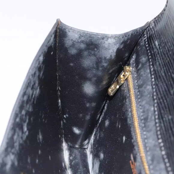 LOUIS VUITTON Epi Montaigne 23 Clutch Bag Black M52662 LV Auth 88335 - Picture 11 of 16